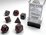 Chessex Dice - Polyhedral Set (7) - Velvet Black/Red