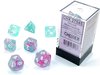 Chessex Dice - Polyhedral Set (7) - Nebula Wisteria/White Luminary-gaming-The Games Shop