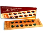 Mancala - Wood with Glass Beads-board games-The Games Shop