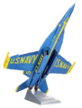 Metal Earth - Iconx Blue Angels F/A - 18 Super Hornet-construction-models-craft-The Games Shop