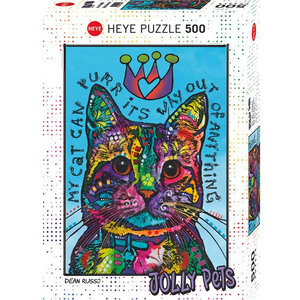 Heye - 500 Piece - Jolly Pets My Cat Can Purr