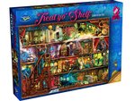 Holdson - 1000 Piece - Treat Yo' Shelf Steampunk Book Shelf-jigsaws-The Games Shop
