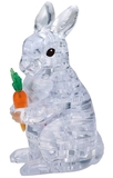3D Crystal Puzzle - Clear Rabbit-jigsaws-The Games Shop