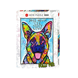 Heye - 1000 piece Jolly Pets - Dogs Never Lie about Love