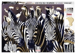 RGS - 450 Piece Laser Cut Widget Jigsaw Puzzle - Zebras-jigsaws-The Games Shop