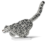 Jekca Sculpture - Snow Leopard-construction-models-craft-The Games Shop