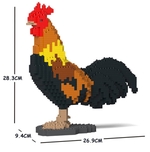 Jekca Sculpture - Rooster-construction-models-craft-The Games Shop