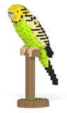 Jekca Sculpture - Green Budgie-construction-models-craft-The Games Shop