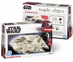Cubic 4D Paper Model Kit - Star Wars Millennium Falcon-construction-models-craft-The Games Shop