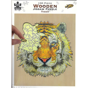 Wooden Jigsaw - 130 Piece Tiger (2)