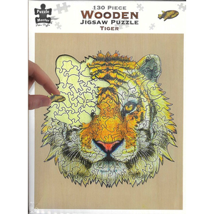 Wooden Jigsaw - 130 Piece Tiger (2)