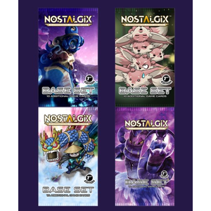 nostalgix booster box Amazon.com: Nostalgix TCG: Base Set 1st Edition Booster Display Box (36  Packs) : Toys & Games main image 1