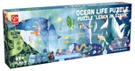 Hape - 200 Piece Ocean Life Glow in the Dark Panorama-jigsaws-The Games Shop