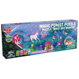 Hape - 200 Piece Magic Forest Glow in the Dark Panorama