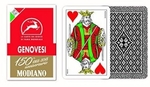 Modiano - Genovesi Red-playing cards-The Games Shop