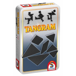 Tangram Puzzle in a Tin