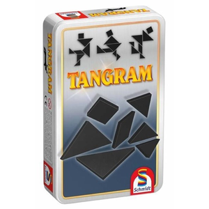 Tangram Puzzle in a Tin